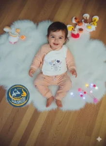 (العربية) بيجامة قطيفة مبطن فرو فيل <span class=