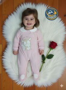 (العربية) سالوبيت حديث الولادة فتح صدر مطرز غزالة وارنوب <span class=