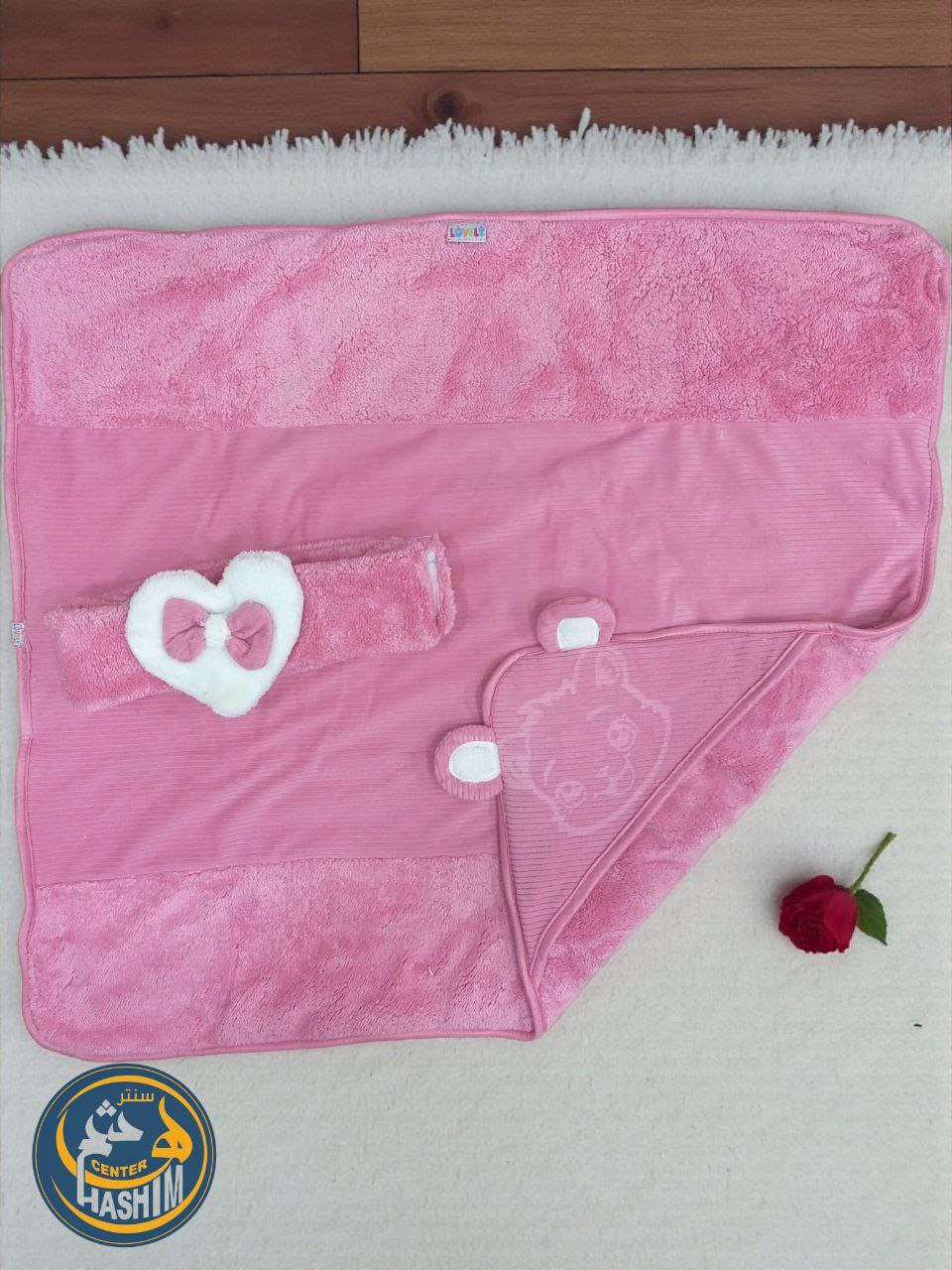 بطانيه كوفرته بحزام فرو <span class=