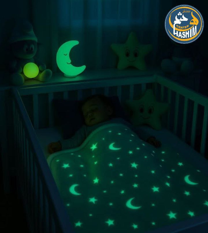 بطانيه السنافر نجوم مضيئه فيونكه <span class=