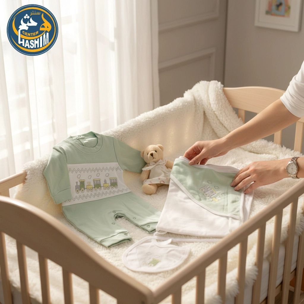 طقم تل 3قطع قطار وسحاب تطريز <span class=