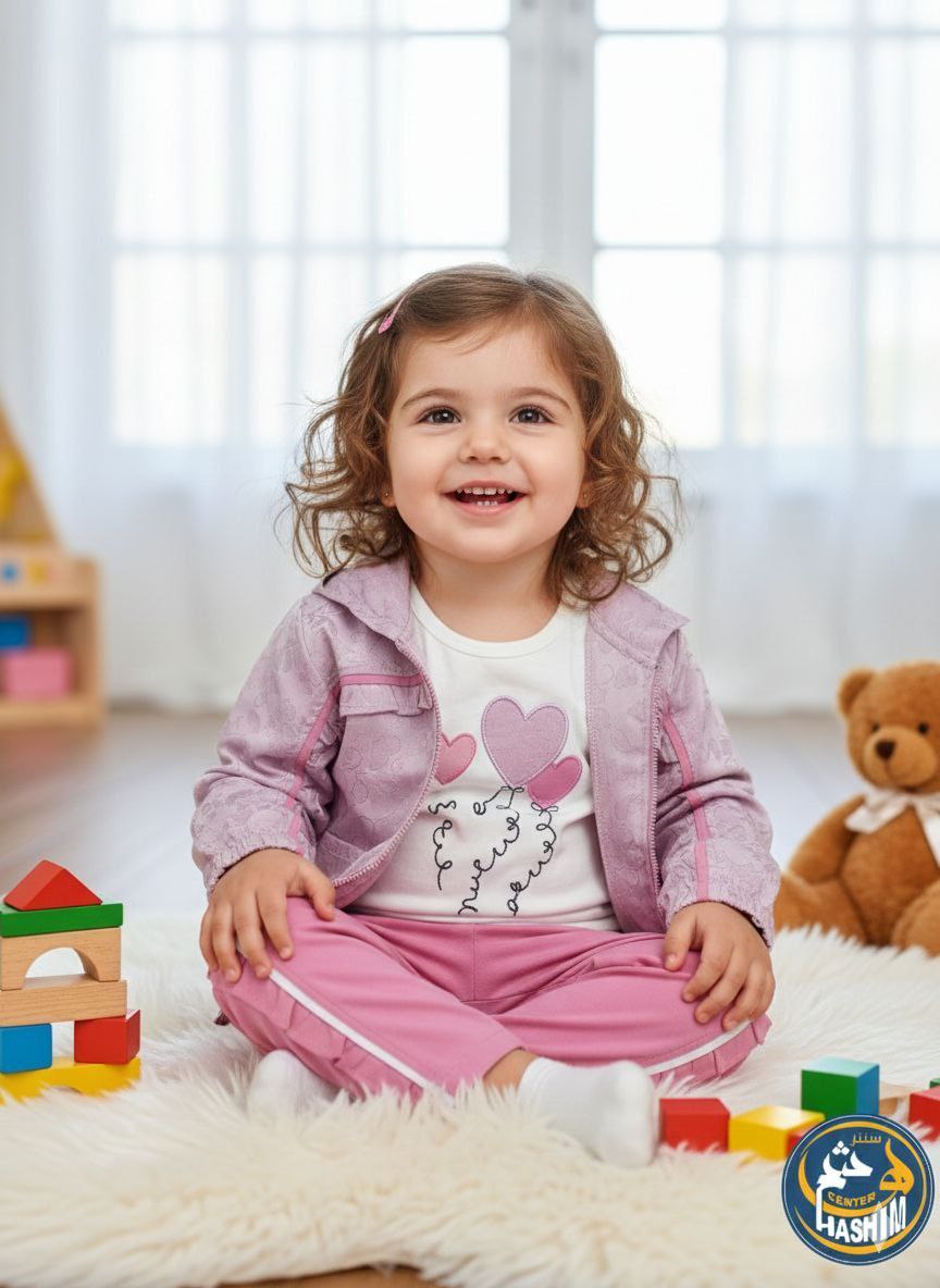 طقم خروج 3ق ورد وستان 2قلب <span class=