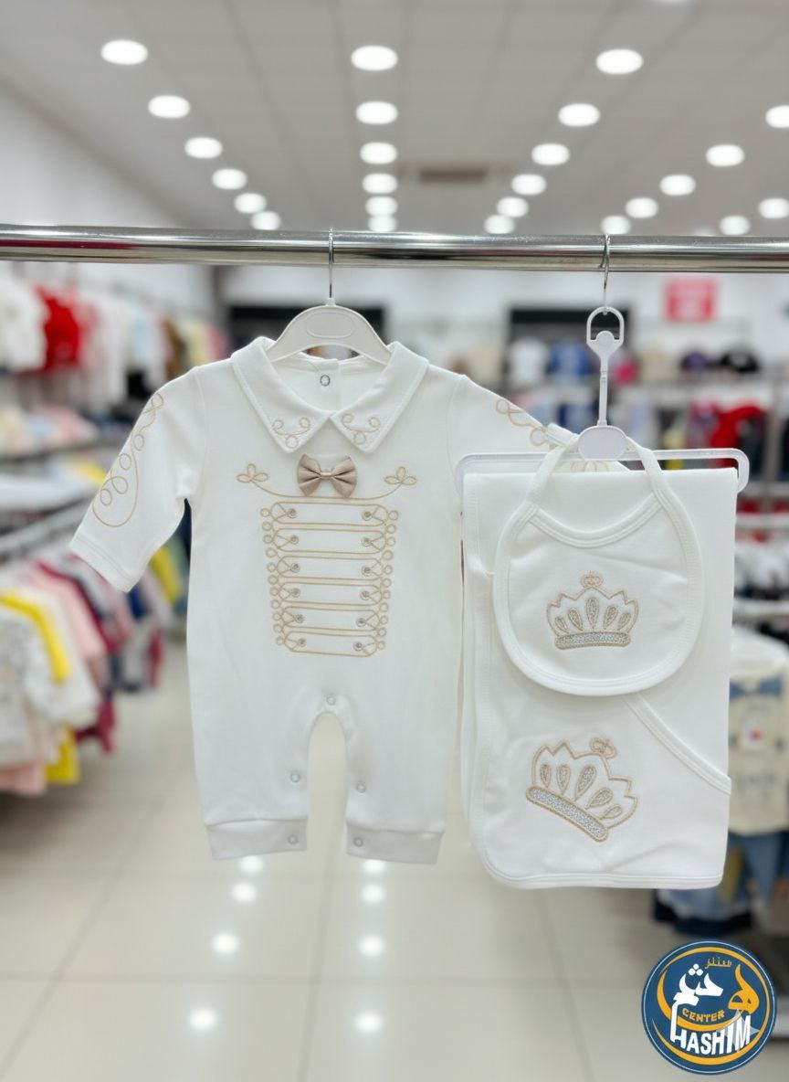 طقم تل 3ق قطيفه فيونكه تطريز <span class=