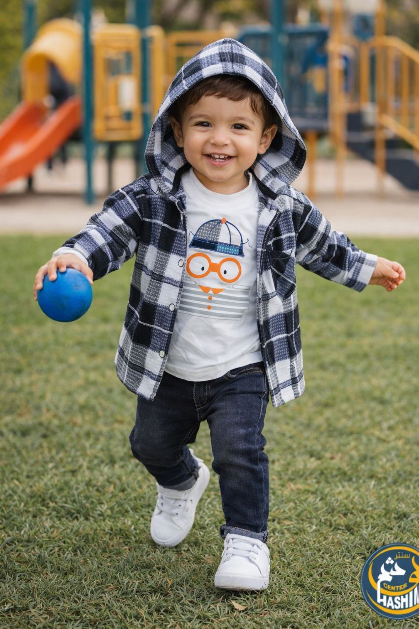 :طقم خروج سنيور 3قطع كاروهات دبدوب <span class=